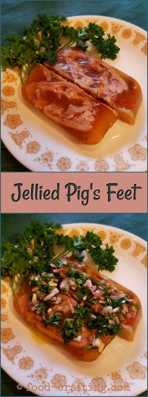 Jellied Pigs Feet Recipe | Jellied pigs feet recipe, Pig feet recipe, Food