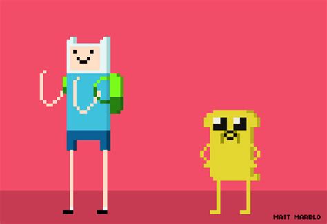 Minecraft Pixel Art Adventure Time