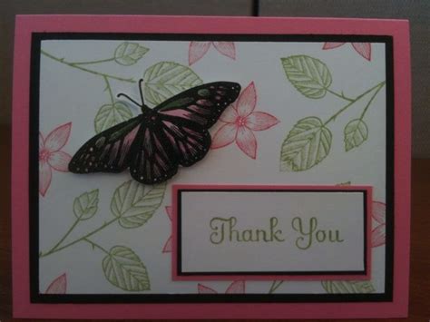 Butterfly Thank You | Butterfly cards, Cards, Paper crafts