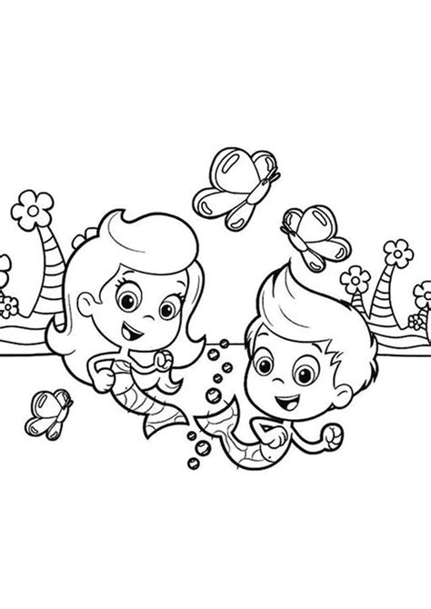 Free & Easy To Print Bubble Guppies Coloring Pages - Tulamama