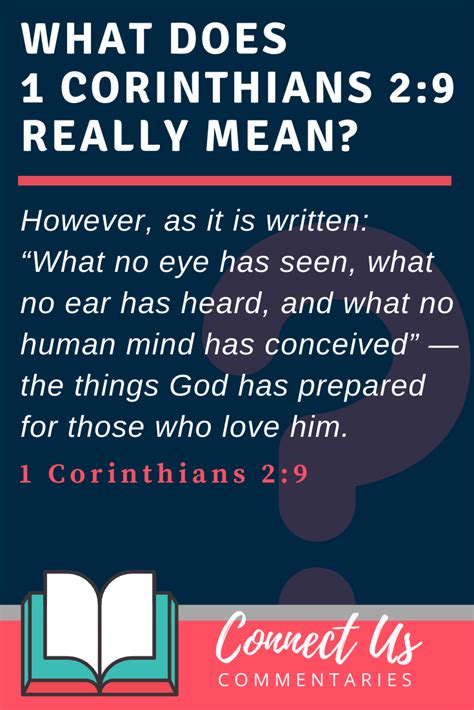 1 Corinthians 2:9 Meaning of No Eye Has Seen, What No Ear Has Heard ...