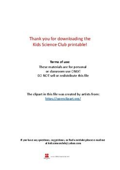 Fields of Science cutout worksheet by Kids Science Club | TpT