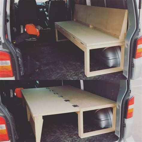 11 Camper Van Bed Designs For Your Next Van Build | Campervan bed, Camper beds, Truck bed camper