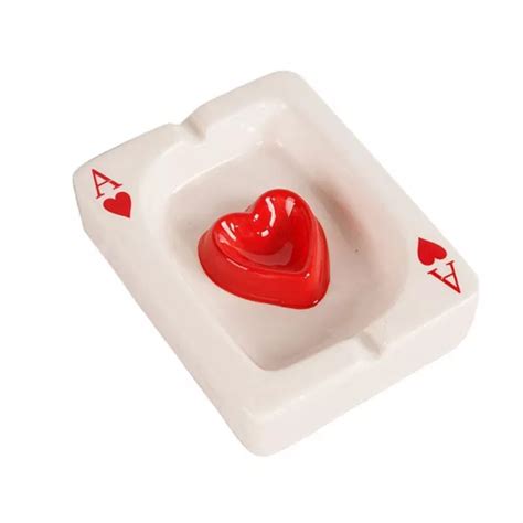 PLAYING-CARD ASHTRAY HOME Decor Modern Meeting Room Desk Ornaments Simple1219 $17.42 - PicClick