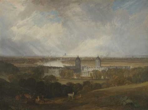 ‘London from Greenwich Park‘, Joseph Mallord William Turner, exhibited ...