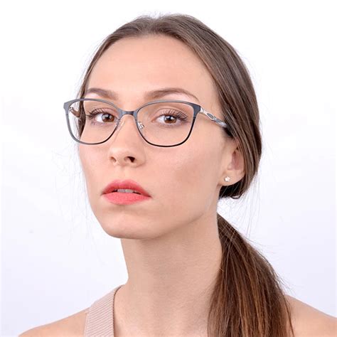 Kirka Eyeglasses Frame Metal Optical Retro Black Women Glasses Frame Fashion Cat Eye Type ...