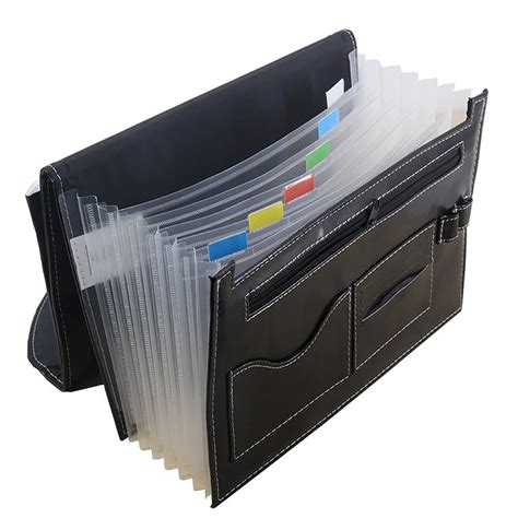 Aliexpress.com : Buy Expanding File Folder 7 Pockets, black Accordion A4 folder from Reliable ...