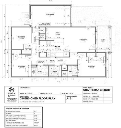 Habitat Style House Plans