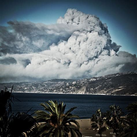 In pictures: There's a volcano erupting near Santa Monica - Strange Sounds