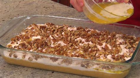 How to Make Praline Pumpkin Dessert with Betty Crocker - YouTube