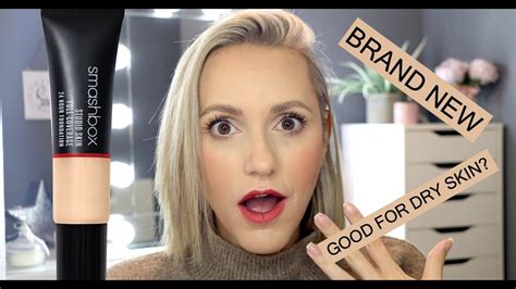 BRAND NEW SMASHBOX Studio Skin Full Coverage 24hr Review & Wear Test - YouTube