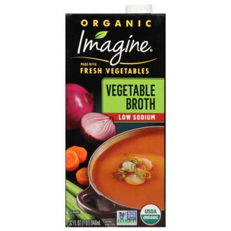 Imagine™ Organic Low Sodium Vegetable Broth, 32 fl oz - Dillons Food Stores