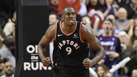 Raptors’ Serge Ibaka scolds teammate for eating doughnuts