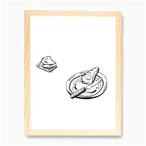 Moon Cheese Art Print by Emeline Mele - Fy