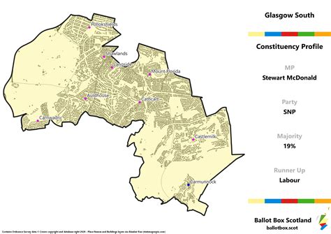 Glasgow South Constituency Map – Ballot Box Scotland