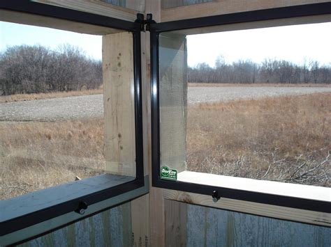 Hinge Window Deerviewwindows pertaining to size 1632 X 1224 Sliding Plexiglass Deer Blind ...