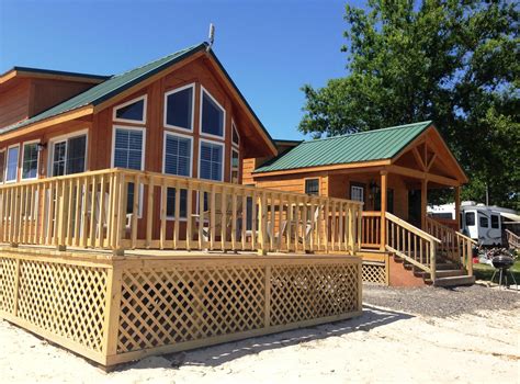 If you stay at Lake Fork, stay waterfront! These are 2 of our cozy waterfront cabins, C4 & C5 ...