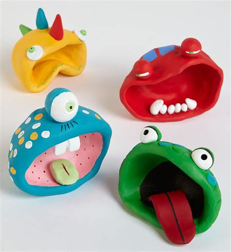 step by step monster making with air clay - Google Search | Clay ...