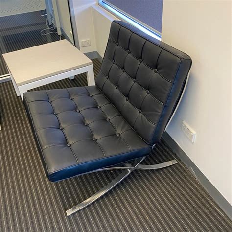 Replica Barcelona Lounge Chairs - SOLD - Canterbury Used Office Furniture