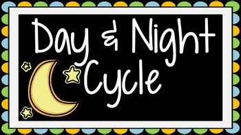 Day & Night Cycle by The SPED Life | Teachers Pay Teachers