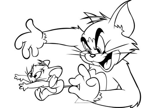 Free Printable Tom And Jerry Coloring Pages For Kids | Cartoon coloring ...