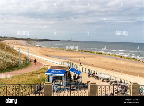 A view of Whitley Bay beach on the North East England coast of the UK Stock Photo - Alamy