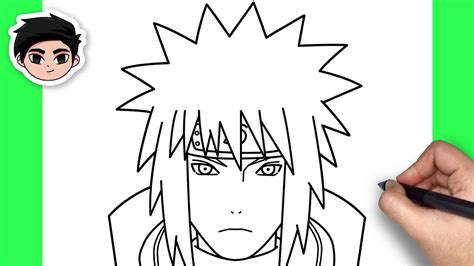 How To Draw The Face Of Minato Naruto Sketchok Easy Drawing Guides | My ...