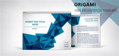 Origami – Free Template for PowerPoint and Impress - Showeet