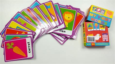 Learn My First Words FOR TODDLERS AND KIDS With Large Flashcards ...