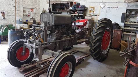 Massey Ferguson tractor paint restoration process - YouTube