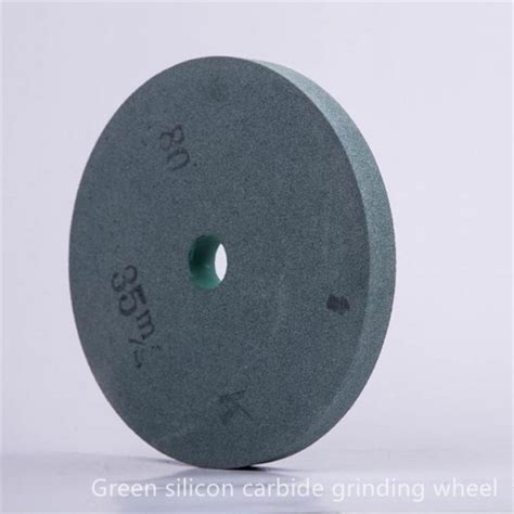 250mm Green Silicon Carbide Bench Grinding Wheels Glass Semiconductors ...