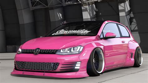 Descobrir 92+ imagem golf gti rosa - br.thptnganamst.edu.vn