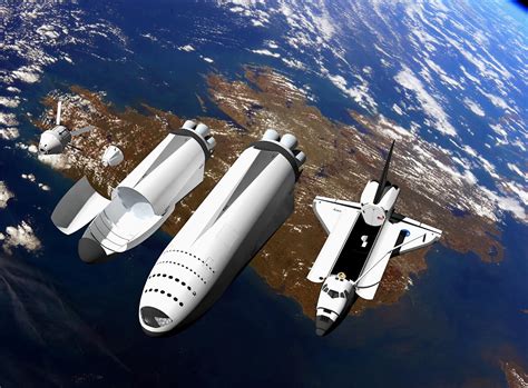 SpaceX downscaled ITS spaceship comparison | human Mars