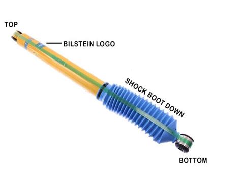 Does it matter which way I mount my Bilstein shocks? - suspensionlifts.com