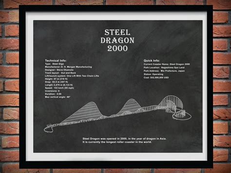 Steel Dragon 2000 Roller Coaster