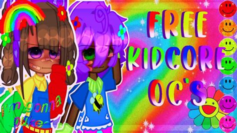 ⋆｡⋆☂ 5 free kidcore oc's ,, gacha club ,, || .⋆｡⋆☂ Gabbieverse || - YouTube