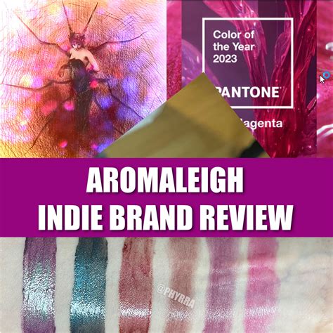 Aromaleigh Indie Makeup Brand Review and Swatches