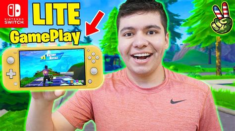 Fortnite On The Nintendo Switch Lite! (First Impressions) - YouTube