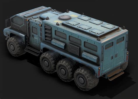 Sci fi truck 3D model - TurboSquid 1337382