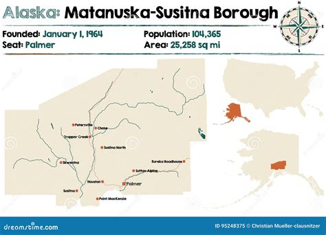 Matanuska-Susitna Borough, Alaska Boroughs And Census Areas In Alaska, United States Of America ...