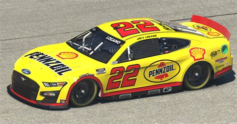 2022 Joey Logano Shell Pennzoil Mustang by Ben Horton - Trading Paints