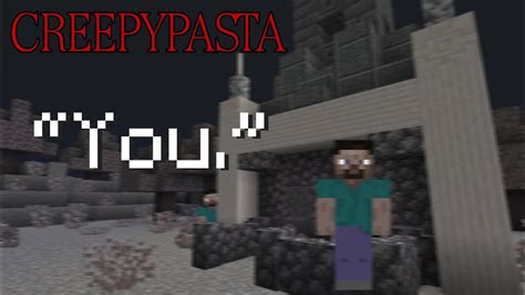 Minecraft CREEPYPASTA: "You." - YouTube