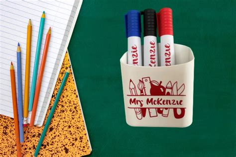 Personalised Magnetic Whiteboard Holder and Pens – The Bead Lass