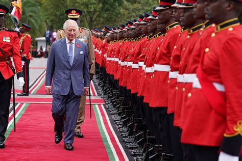 King Charles arrives in Kenya alongside Queen Camilla as calls for ...