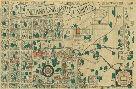 3 Campus Maps From IU's Past : Pride of IU Stories: My IU: Indiana ...