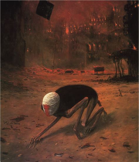 Creepy Painting by Zdzisław Beksiński : r/creepy