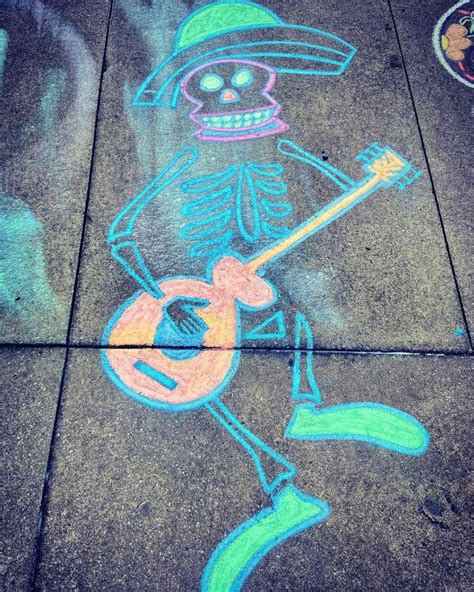 30 Easy Chalk Art Ideas - Chalk Drawing Ideas for Sidewalk