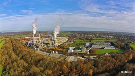 Shropshire Aerial Photography: Kronospan Chirk