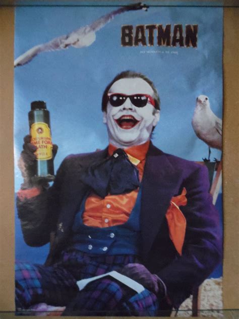 Jack Nicholson as the Joker Vintage 1989 Batman Poster | Etsy | Batman movie posters, Batman ...