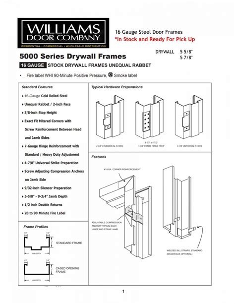 Typical Hollow Metal Door Frame Dimensions at Theresa Ackerman blog